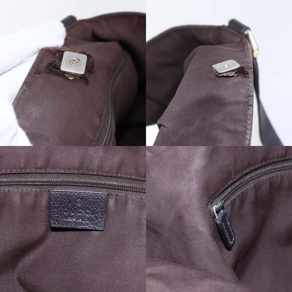 GUCCI GG Canvas Abbey Tote Bag Beige Gold - Picture 11 of 13